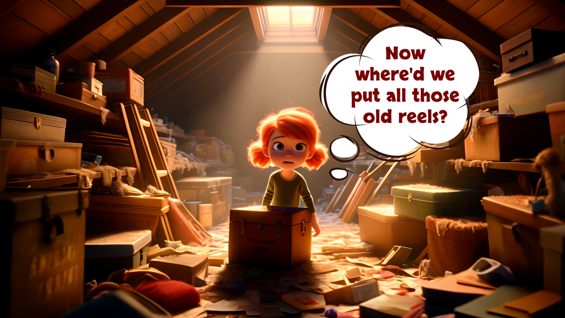 woman wondering where her old 8mm films and videotapes are
